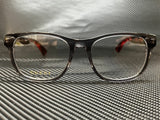 Gucci Men's Havana Square Eyeglasses