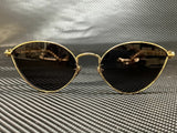 Gucci Women's Gold Cat Eye Sunglasses