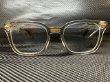 Gucci Unisex Grey Rectangular Eyeglasses