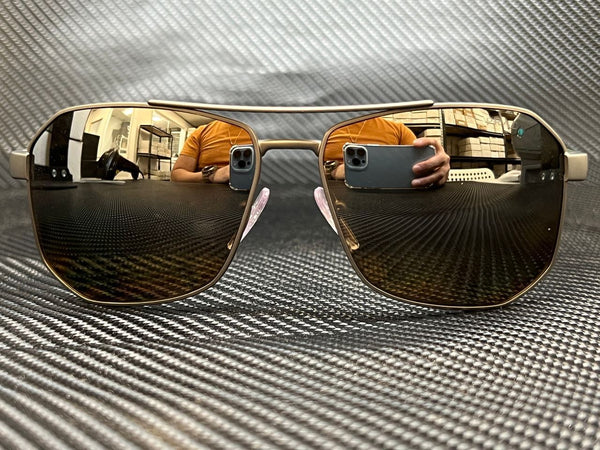 Prada Men's Gunmetal Square Sunglasses
