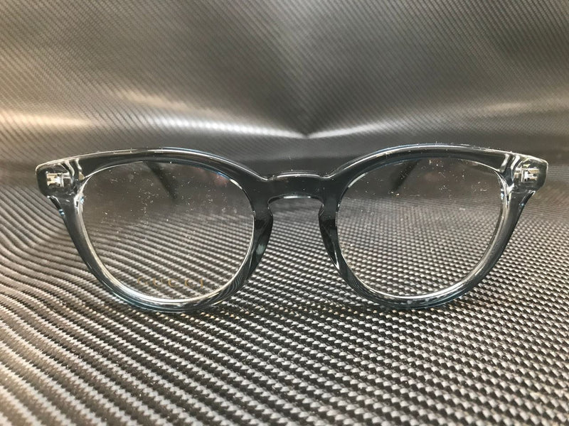 Gucci Men's Blue Round Eyeglasses