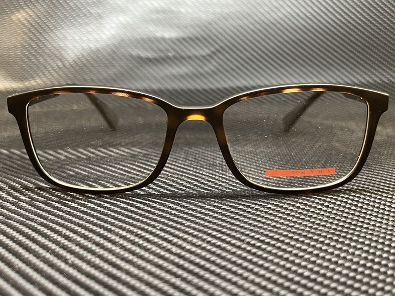 Prada Men's Havana Rectangular Eyeglasses