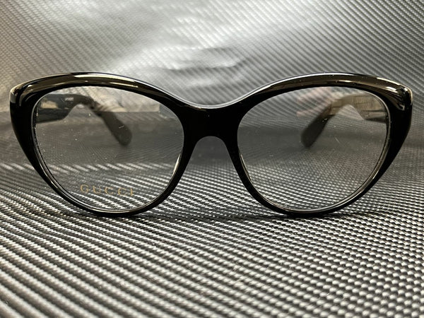 Gucci Women's Black Cat Eye Eyeglasses