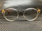 Gucci Men's Grey Round Eyeglasses