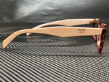 Prada Women's Havana Rectangular Eyeglasses