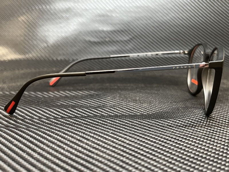 Prada Men's Black Round Eyeglasses