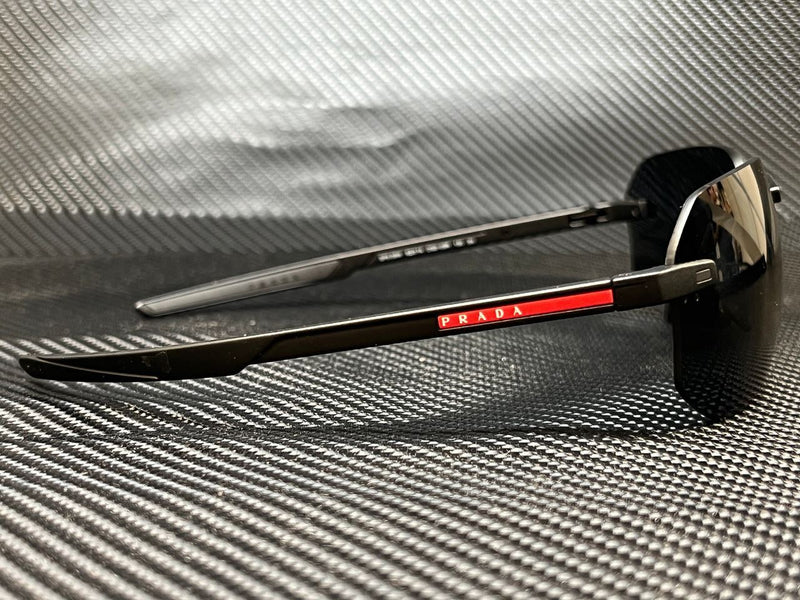 Prada Men's Black Round Sunglasses