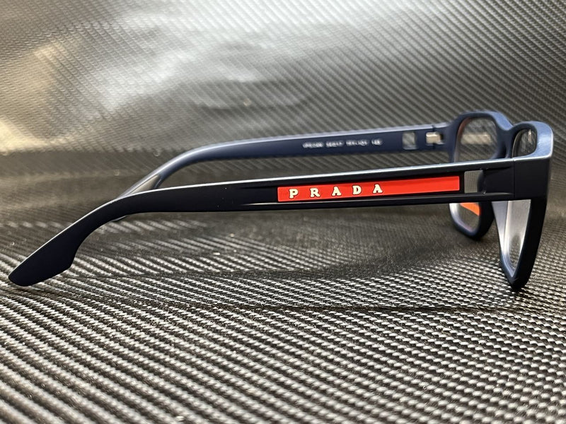 Prada Men's Blue Rubber Eyeglasses
