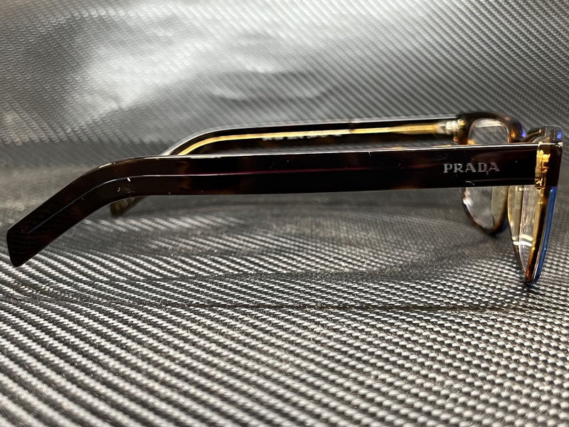 Prada Men's Havana Rectangular Eyeglasses