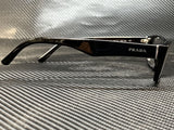 Prada Men's Black Rectangular Eyeglasses