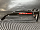 Prada Men's Black Pillow Eyeglasses