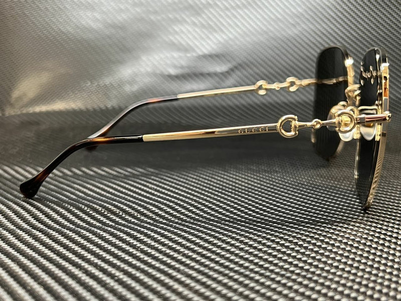 Gucci Women's Gold Square Sunglasses