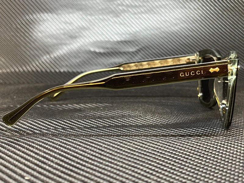 Gucci Men's Green Transparent Sunglasses