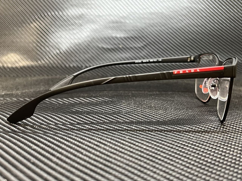 Prada Men's Black Square Eyeglasses