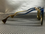 Gucci Women's Blue Cat Eye Sunglasses