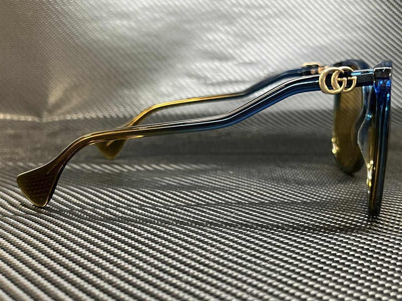 Gucci Women's Blue Cat Eye Sunglasses