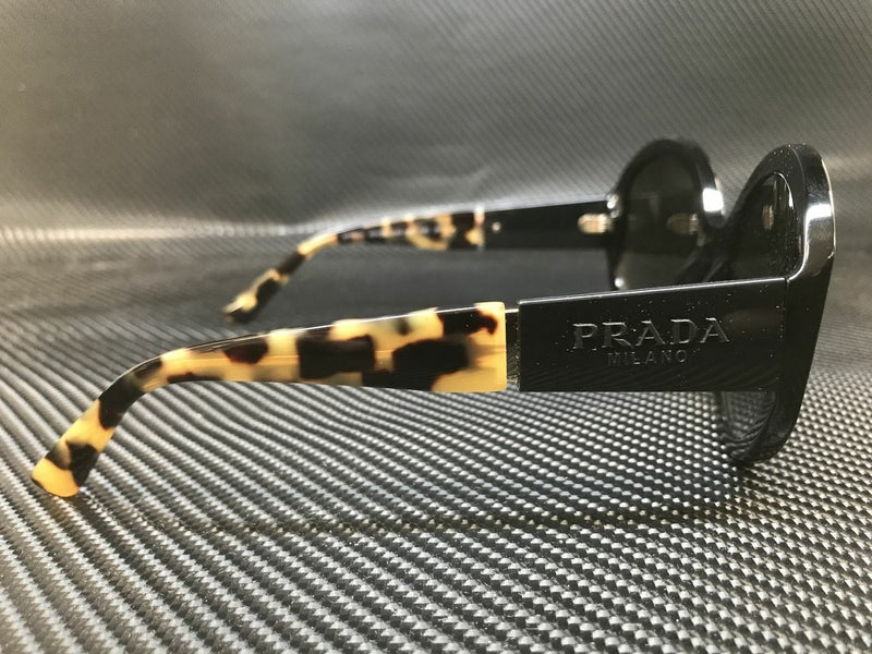 Prada Women's Black Round Sunglasses