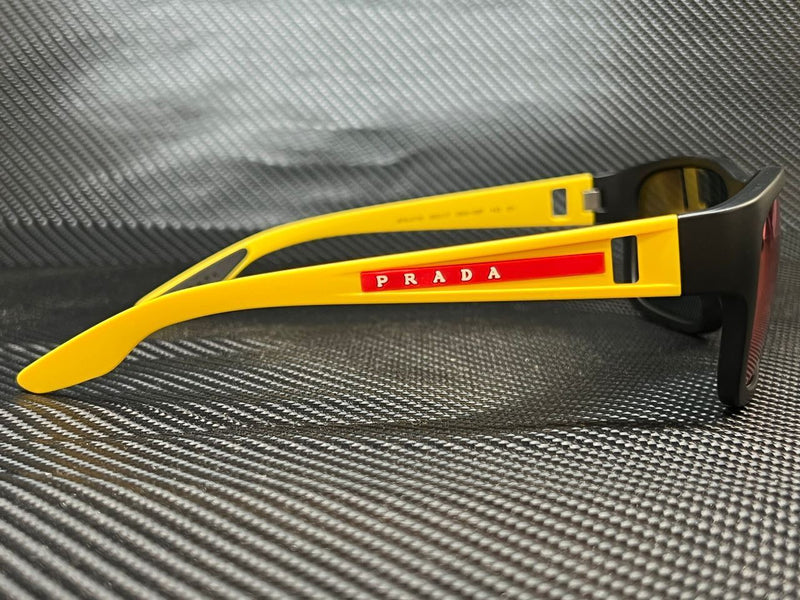 Prada Men's Yellow Pillow Sunglasses