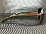 Prada Men's Gunmetal Square Sunglasses