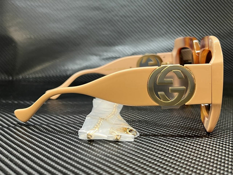 Gucci Women's Havana Square Sunglasses