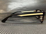 Gucci Men's Havana Rectangular Eyeglasses