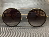 Gucci Women's Black Round Sunglasses
