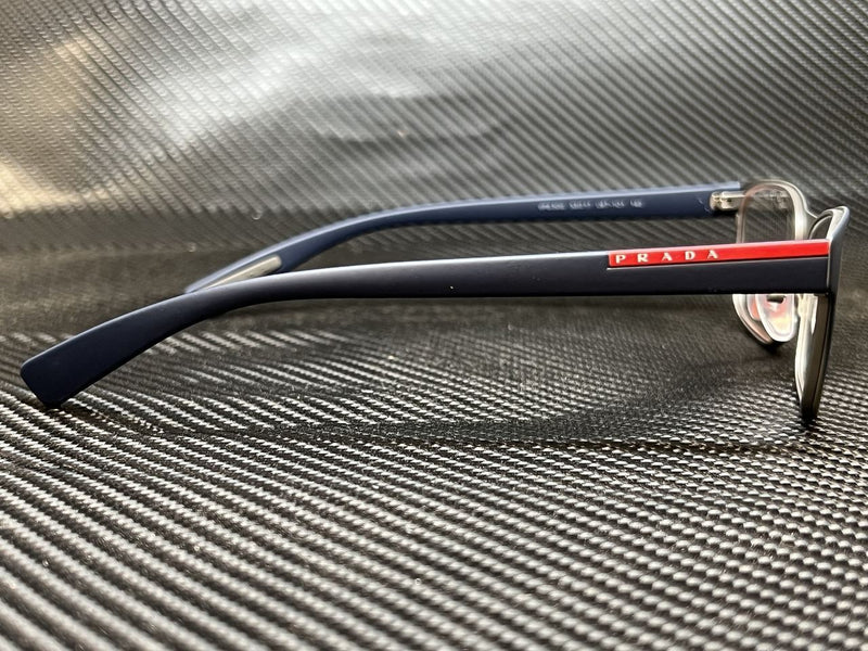 Prada Men's Blue Rectangular Eyeglasses