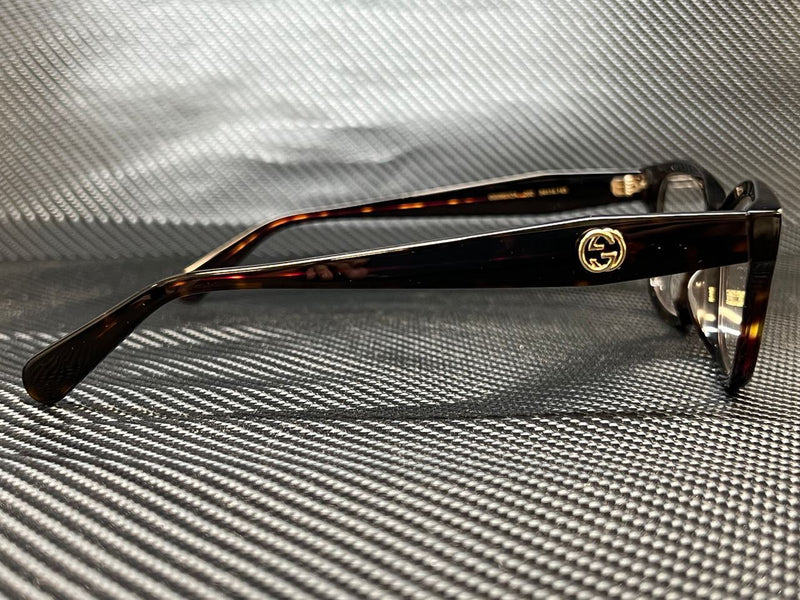 Gucci Women's Havana Square Eyeglasses