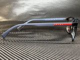 Prada Men's Blue Rectangular Eyeglasses
