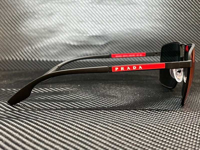 Prada Men's Black Rubber Sunglasses