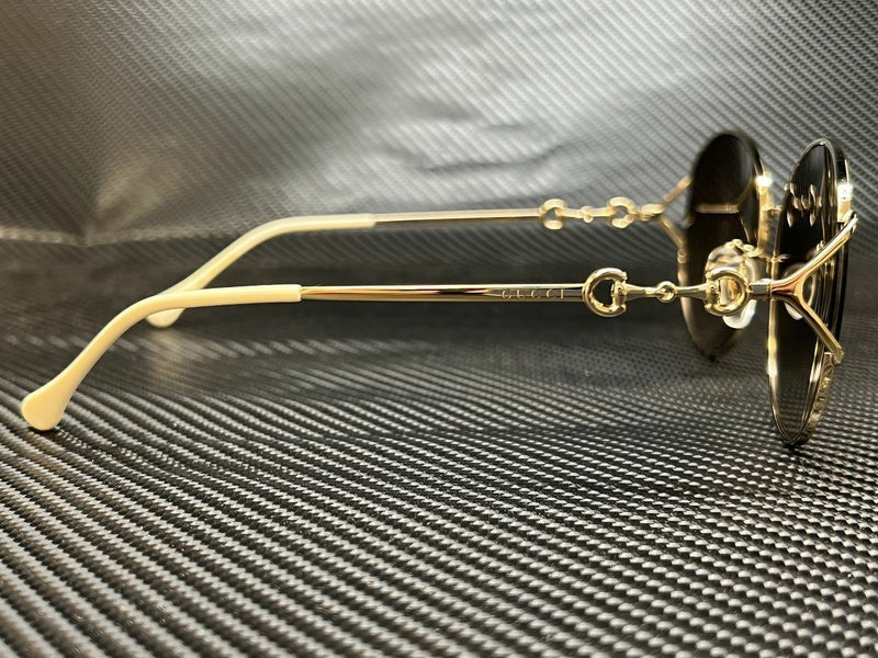 Gucci Women's Gold Round Sunglasses
