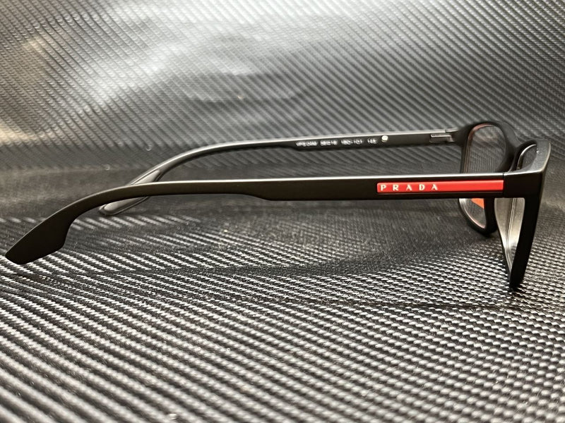 Prada Men's Black Rectangular Eyeglasses