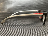 Prada Men's Black Rubber Eyeglasses
