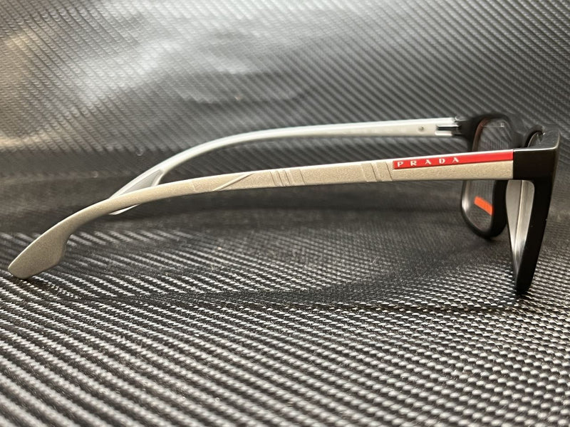 Prada Men's Black Rubber Eyeglasses