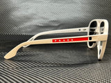 Prada Men's White Pilot Sunglasses