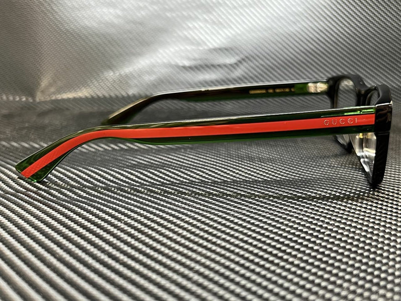 Gucci Men's Black Rectangular Eyeglasses