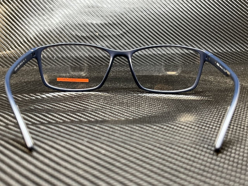 Prada Men's Blue Rectangular Eyeglasses
