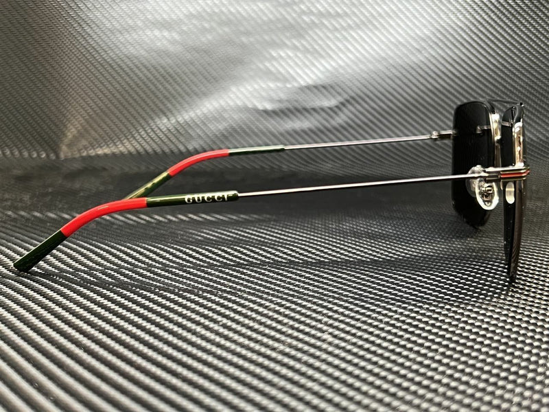 Gucci Men's Ruthenium Square Sunglasses