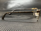 Prada Men's Gold Rectangular Eyeglasses