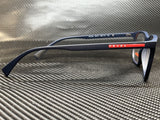 Prada Men's Blue Rectangular Eyeglasses