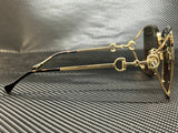 Gucci Women's Gold Square Sunglasses