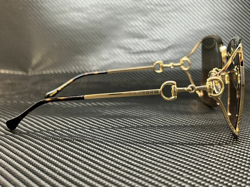 Gucci Women's Gold Square Sunglasses