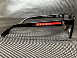 Prada Men's Black Pillow Eyeglasses