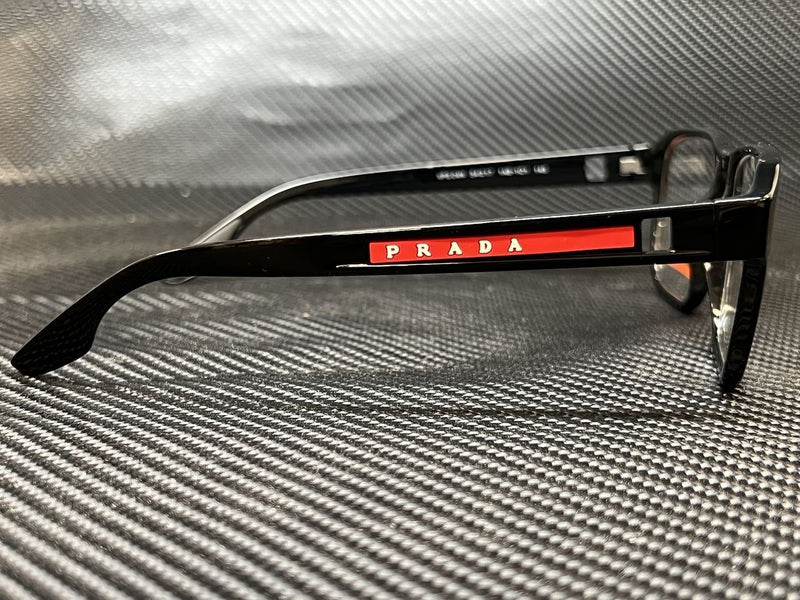 Prada Men's Black Pillow Eyeglasses