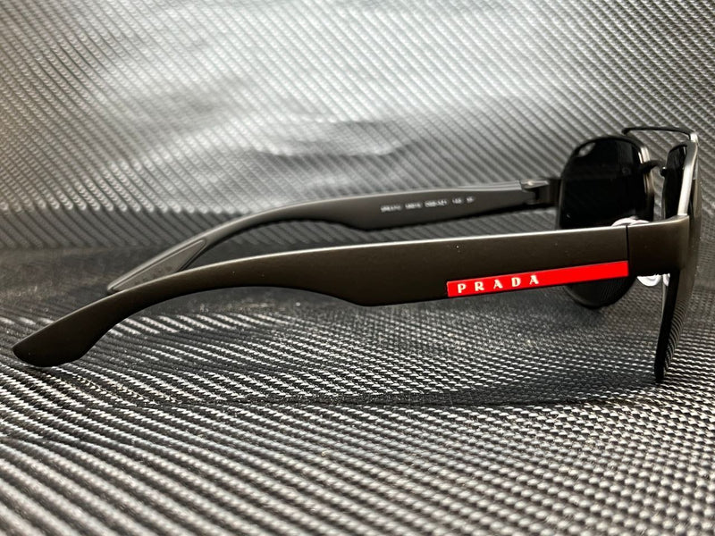 Prada Men's Black Pilot Sunglasses