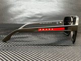 Prada Men's Black Rectangular Sunglasses