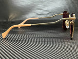 Gucci Women's Gold Butterfly Sunglasses