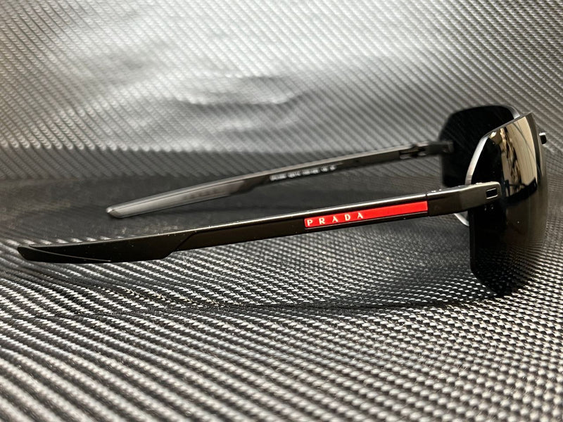Prada Men's Black Round Sunglasses