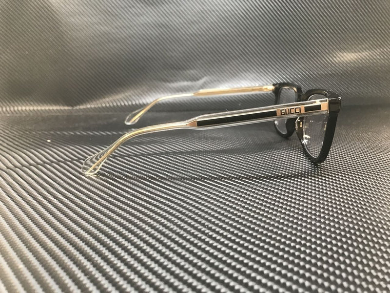 Gucci Men's Havana Square Eyeglasses