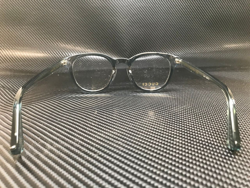 Gucci Men's Blue Round Eyeglasses